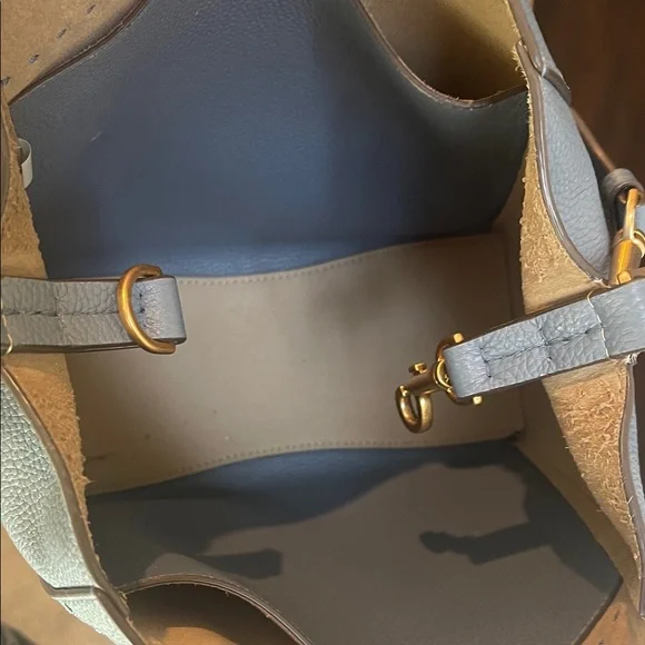 Tory Burch Blue Leather Shoulder Bag - Picture 8 of 8